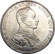 3 Mark - William II obverse image