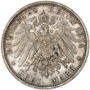3 Mark - William II Pattern, Germany, 1914 reverse image
