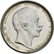 5 Mark - William II Pattern obverse image
