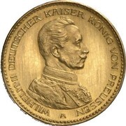 10 Mark - William II Pattern obverse image