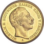 20 Mark - William II obverse image