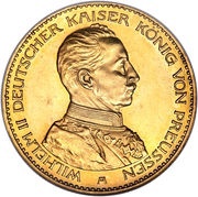 20 Mark - William II obverse image