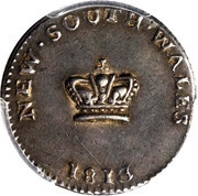 15 Pence - George III - Dump New South Wales Colony obverse image
