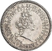 ⅛ Thaler - Anna Dorothea Death obverse image