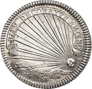 ⅛ Thaler - Anna Dorothea Death, Germany, 1704 reverse image