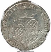 ⅔ Thaler - Anna Sophia of Pfalz-Birkenfeld, Germany, 1676 reverse image