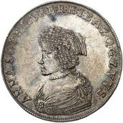 1 Thaler - Anna Sophia of Pfalz-Birkenfeld 30th Anniversary of Investiture of Anna Sophia obverse image