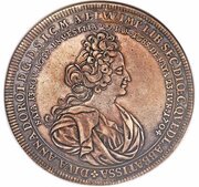 1 Thaler - Anna Dorothea Death obverse image