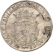 ⅔ Thaler - Detlef, Germany, 1689 reverse image