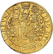 1 Ducat - Christian, Germany, 1655-1658 reverse image