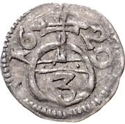 3 Pfennig - August Kipper, Germany, 1620 reverse image