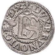 2 Schillings - August, Germany, 1617-1620 reverse image