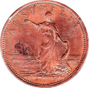 1 Penny - T.H.Jones and Co Ipswich; Queensland obverse image