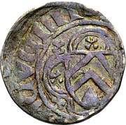 1 Pfennig - William, Germany, 1360-1380 reverse image
