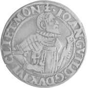 ¼ Thaler - John William of Jülich-Kleve-Berg obverse image