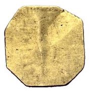 1 Heller Uniface gold pattern strike, Germany, 1741 reverse image