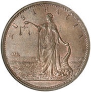 1 Penny - John Martin Adelaide; South Australia obverse image