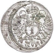 1 Kreuzer, Germany, 1665-1716 reverse image