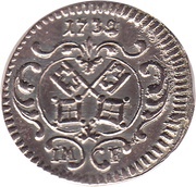 1 Kreuzer obverse image