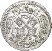 1 Kreuzer obverse image