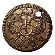 1 Kreuzer, Germany, 1767-1774 reverse image