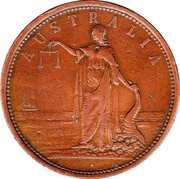 1 Penny - Martin and Sach Adelaide; South Australia obverse image