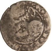 1 Prague Groschen Counterstamped, Germany, 1378-1419 reverse image