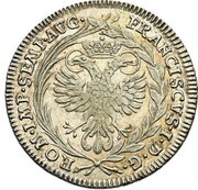 20 Kreuzer, Germany, 1754 reverse image