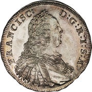 ¼ Thaler, Germany, 1754 reverse image