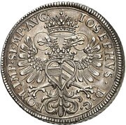 ½ Thaler, Germany, 1706 reverse image