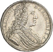 ½ Thaler, Germany, 1741-1745 reverse image