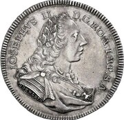 ½ Thaler ½ Konventionstaler, Germany, 1774 reverse image