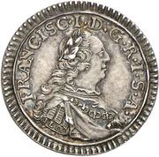 ¼ Ducat Silver pattern strike, Germany, 1745 reverse image