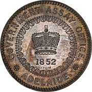 5 Pounds - Victoria Pattern- Restrike; South Australia obverse image