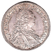 1 Thaler, Germany, 1754 reverse image