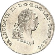 1 Thaler, Germany, 1792 reverse image