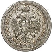 2 Thalers, Germany, 1700-1705 reverse image