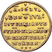 1 Ducat Trinity church, Germany, 1627 reverse image