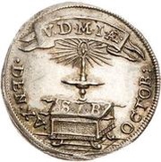 1 Ducat Silver pattern strike; Reformation, Germany, 1642 reverse image
