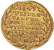 1 Ducat Peace of Westphalia, Germany, 1649 reverse image
