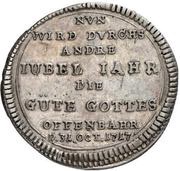 1 Ducat Silver pattern strike; Reformation, Germany, 1717 reverse image