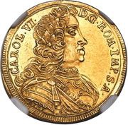 1 Ducat, Germany, 1737 reverse image