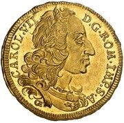 2 Ducats, Germany, 1742 reverse image