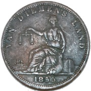 1 Penny - R. Josephs New Town, Van Diemen's Land obverse image