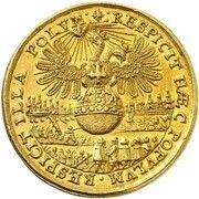 10 Ducats Coronation, Germany, 1653 reverse image