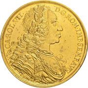 10 Ducats, Germany, 1742-1745 reverse image