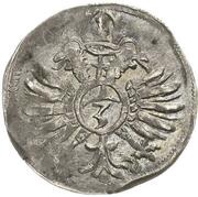 1 Dreier - Ernest I, Bodo II and Kaspar Ulrich, Germany, 1563-1565 reverse image