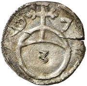 1 Dreier - Martin, Germany, 1597-1598 reverse image