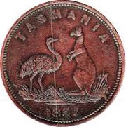 1 Penny - Thomas White and Son Westbury; Tasmania obverse image