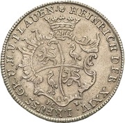 ⅓ Thaler - Henry XXIV obverse image